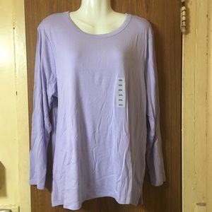 👗Lavender Long Sleeve Tee